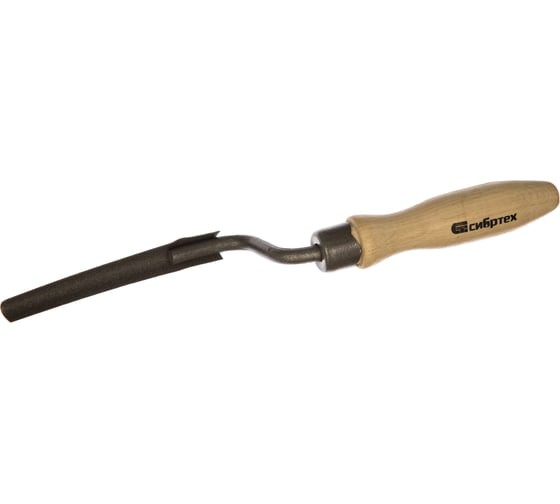 Расшивка каменщика Сибртех 86338, 10 мм, для внутренних швов, деревянная ручка