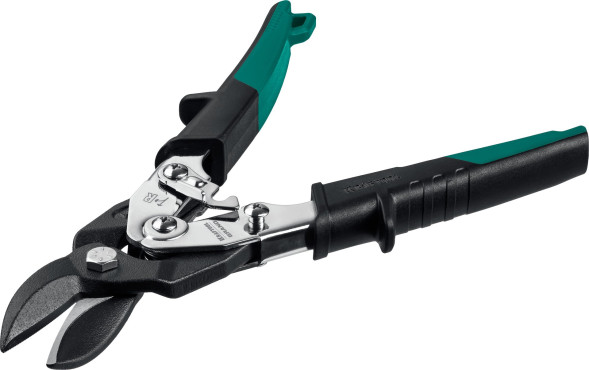 Ножницы по металлу, Universal Kraftool /2324-R_z02, 260мм, правый рез, СrMo, двухкомп. рукоятки