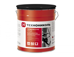 Герметик бутил-каучуковый Технониколь №45, цвет серый, ведро, 16 кг