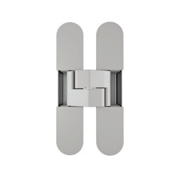 Петля AGB Eclipse 3.0 с накладками, хром матовый