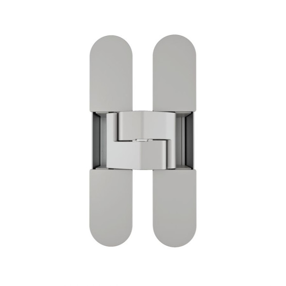 Петля AGB Eclipse 3.0 с накладками, хром матовый