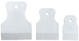 Набор шпателей Matrix 858275, белая резина, 40,60,80 мм, 3 штуки