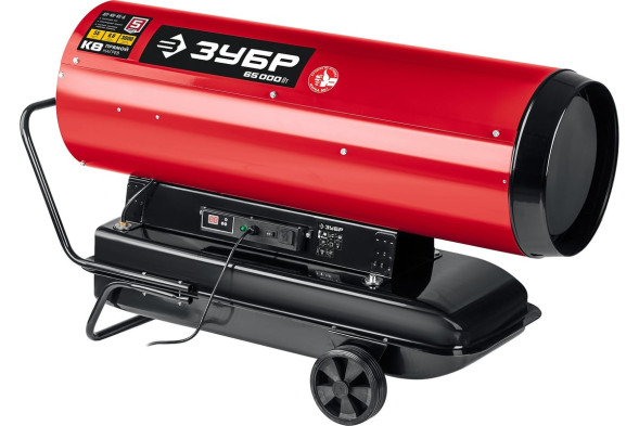 Пушка тепловая дизельная Зубр ДП-К8-65, 65 кВт