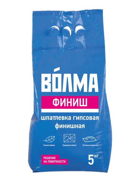 Финишная гипсовая шпатлевка Волма Финиш, 5 кг