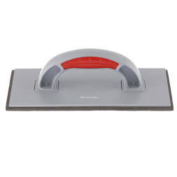 Терка пластмассовая с резиновым покрытием Matrix 86808 с двухкомпонентной ручкой, 130 х 270 х 4 мм