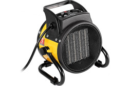 Пушка тепловая электрическая Denzel 96429, 1,0/2,0 кВт, 220В, поток-100 м3/ч, тепловентилятор