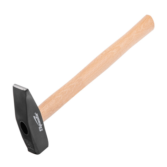 Молоток слесарный Sparta 102135, 700 гр, квадратный боек, деревянная рукоятка