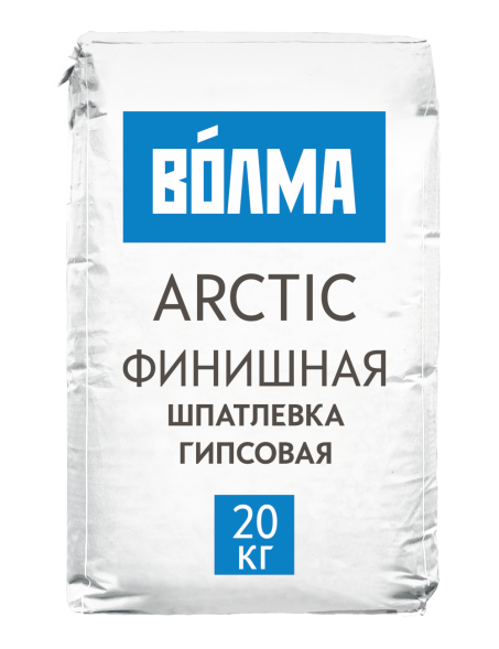 Финишная гипсовая шпатлевка Волма Arctic, 20 кг