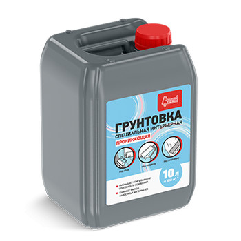 Грунтовка специальная Старатели Интерьерная, 10 л
