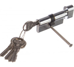 Цилиндровый механизм Fuaro с вертушкой R302/60 mm BL (25+10+25) CP хром 5 класс