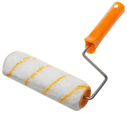 Мини-валик из полиакрила Stayer Girpaint 0315-15 с ручкой, 30 х 150 мм, ворс 10 мм, бюгель 6 мм