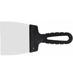 Шпательная лопатка из нержавеющей стали Курс 06487 с пластмассовой ручкой, 100 мм