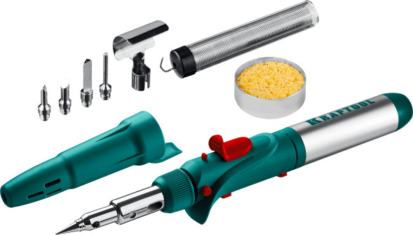 Паяльник газовый 3-в-1 Kraftool SolderGas 55503-H10, 30-120 Вт, 1300С