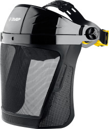 Щиток защитный лицевой ЗУБР 110851, 190х339 мм, экран мелкоячеестая сетка, Сектор-С