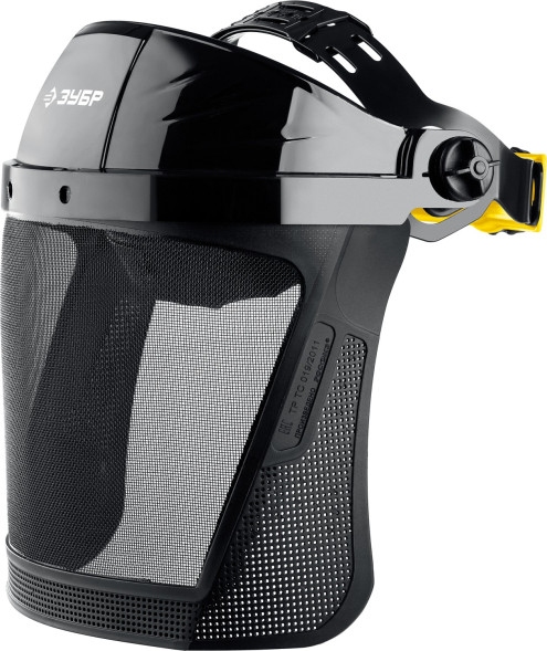 Щиток защитный лицевой ЗУБР 110851, 190х339 мм, экран мелкоячеестая сетка, Сектор-С