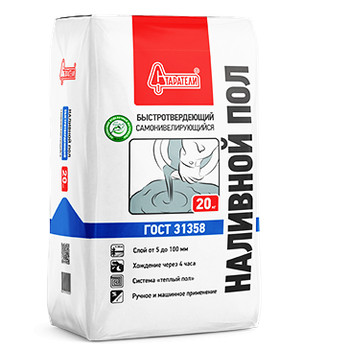Наливной пол Старатели Быстротвердеющий, 20 кг