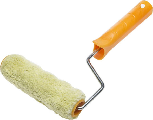 Мини-валик из полиакрила Stayer Syntex 0319-15 с ручкой, 30 х 150 мм, ворс 12 мм, бюгель 6 мм