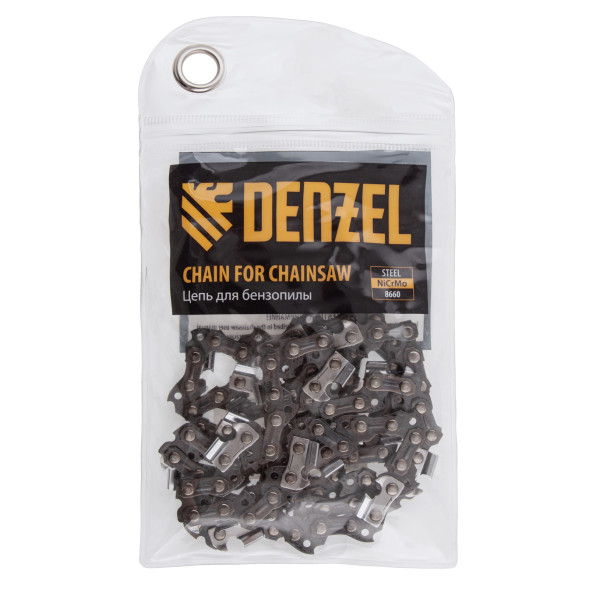 Цепь для бензопилы DENZEL 59804, 400мм, шаг-3/8&amp;quot;, паз-1,3мм, 57 зубьев