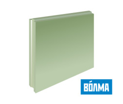 Плита гипсовая пазогребневая полнотелая влагостойкая Волма, 80 мм