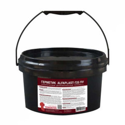 Герметик полиуретановый Temonten Alfaplast-725 ПУ, цвет супербелый, 10 л
