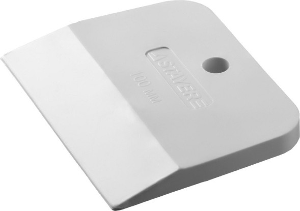 Шпатель Stayer 1027-100, белая резина, 100 мм