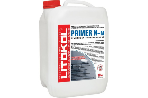 Грунтовка универсальная Litokol Primer N-M, 10 кг