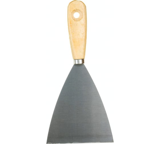 Шпательная лопатка из стали Mirax 1000-100_z01 с деревянной ручкой, 100 мм