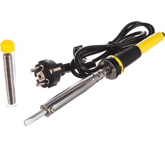 Паяльник электрический Stayer Profi 55300-100, 100Вт, жало-лопатка, двухкомпонентная рукоятка