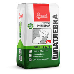 Шпатлевка финишная Старатели Гипсовая, 12 кг
