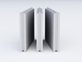 Плита гипсовая пазогребневая полнотелая Волма, 80 мм