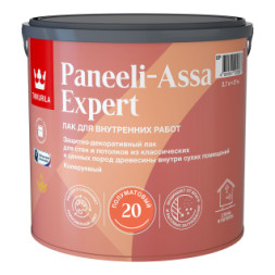 Лак акриловый для стен и потолков Paneeli Assa Expert EP Tikkurila, 2,7 л