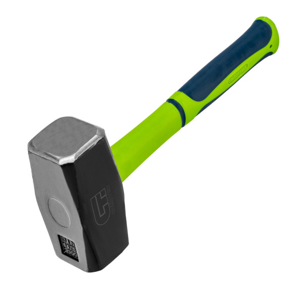 Кувалда Сибртех 10918, 2,0 кг, кованая головка, фибергласовая обрезиненная рукоятка