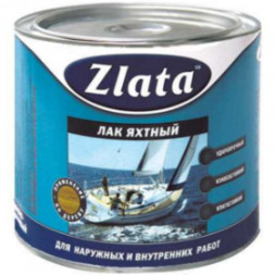 Лак яхтный глянцевый Zlata, 0,9 л