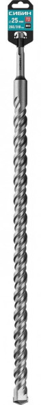Бур по бетону Сибин 29312-310-25, 25,0 x 260 х 310 мм, SDS PLUS