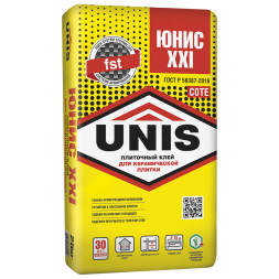 Клей плиточный Unis XXI экономичный, 25 кг