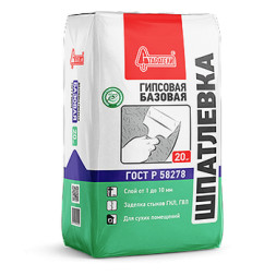 Шпатлевка Старатели Базовая Гипсовая, 20 кг