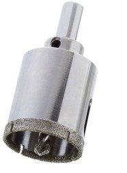 Коронка алмазная по керамике Trio Diamond 400042, 42x35 мм, центрирующее сверло, трехгранный хвостовик