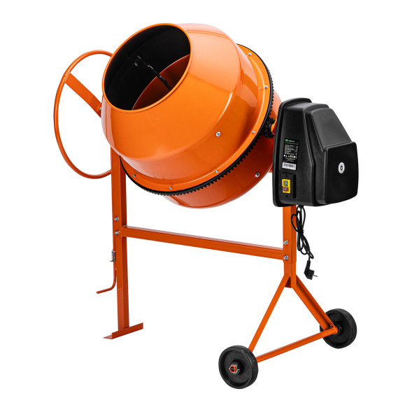 Бетоносмеситель Сибртех БСН-200П 95519, 200 л, 800 Вт, полиамидный венец